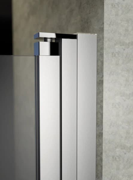 Душевая дверь в нишу Huppe Design Pure 90 профиль хром, стекло прозрачное Душевая дверь в нишу Huppe Design Pure 90 профиль хром, стекло прозрачное