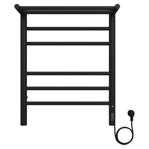 Полотенцесушитель электрический Terminus Аврора П6 45x60 черный муар