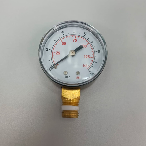 Манометр 1/4, 10 бар вертикальный Santera Remer ST418 Манометр 1/4, 10 бар вертикальный Santera Remer ST418