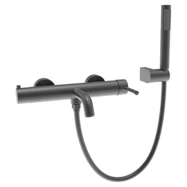 Смеситель для ванны с душем AVS Slimmer оружейная сталь Смеситель для ванны с душем AVS Slimmer оружейная сталь