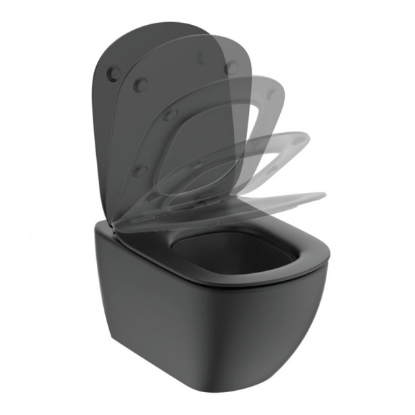 Унитаз подвесной Ideal Standard Tesi AquaBlade T0079V3+T3527V3 безободковый с микролифтом