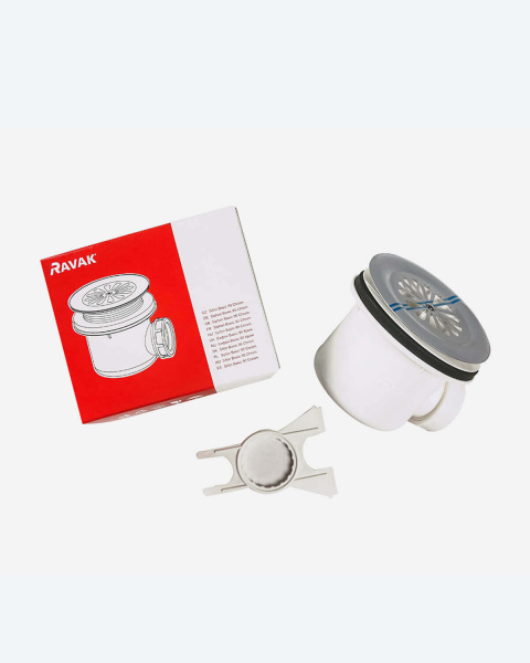 Сифон для поддона Ravak Basic X01308 90 хром Сифон для поддона Ravak Basic X01308 90 хром