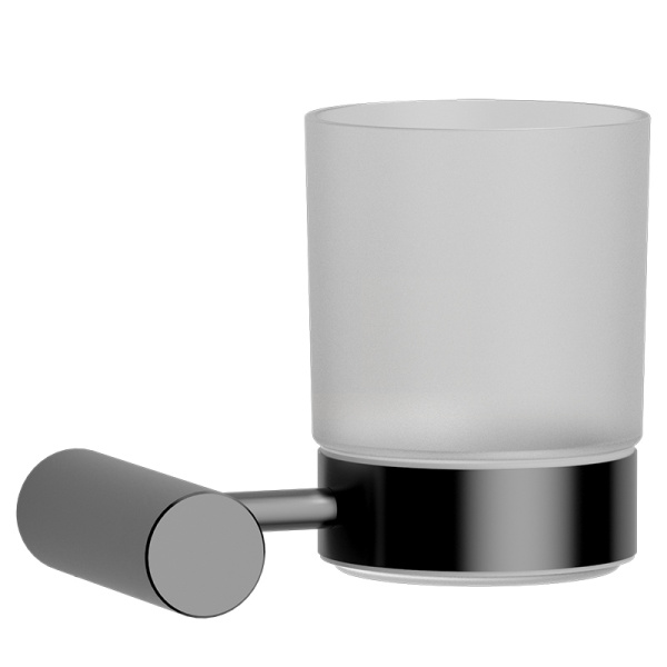 Стакан подвесной AVS Slimmer, оружейная сталь Стакан подвесной AVS Slimmer, оружейная сталь