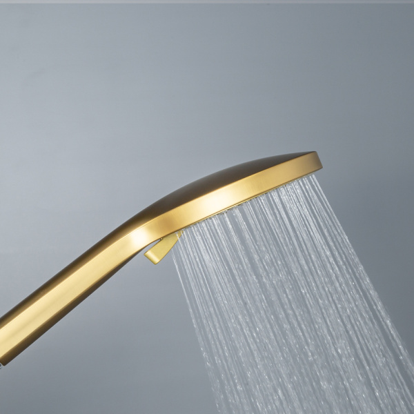 Душевая стойка AVS Pulse брашированное золото Душевая стойка AVS Pulse брашированное золото