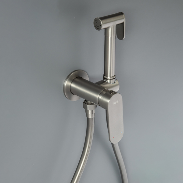 Гигиенический душ со смесителем AVS Beauty оружейная сталь Гигиенический душ со смесителем AVS Beauty оружейная сталь