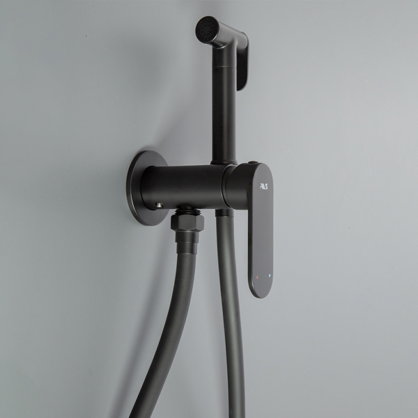 Гигиенический душ со смесителем AVS Beauty черный матовый Гигиенический душ со смесителем AVS Beauty черный матовый