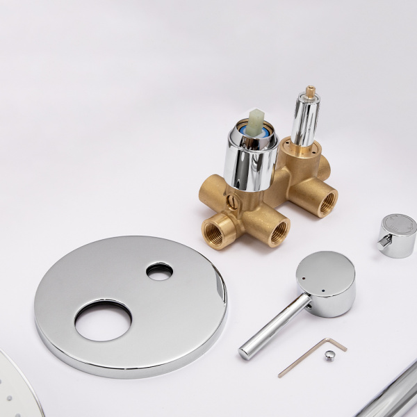 Душевой комплект AVS Slimmer 4в1 хром