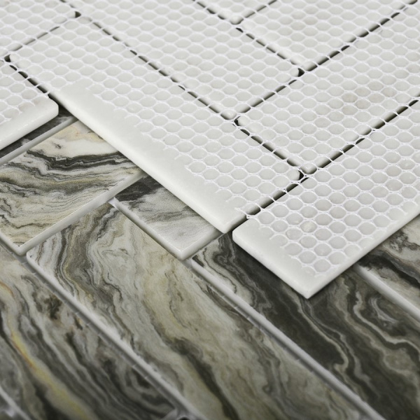 Мозаика Bonaparte Hadar Grey 26,8x28,6 стеклянная Мозаика Bonaparte Hadar Grey 26,8x28,6 стеклянная