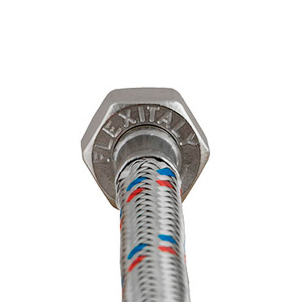 Подводка воды Flexitaly 170040440RB DN8 1/2" 40 см Подводка воды Flexitaly 170040440RB DN8 1/2" 40 см