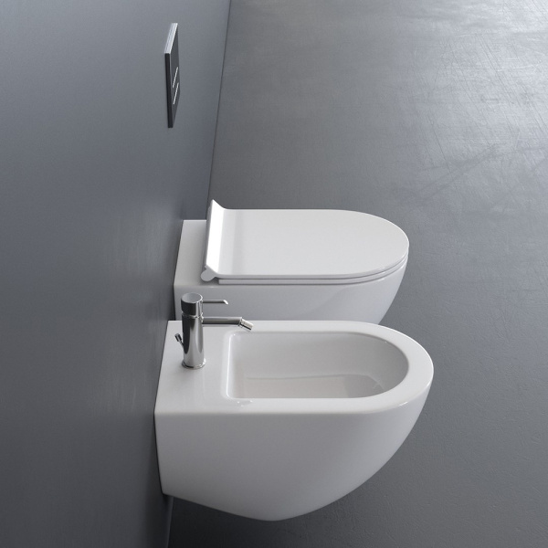 Биде подвесное Galassia Dream 7313 беелое Биде подвесное Galassia Dream 7313 беелое