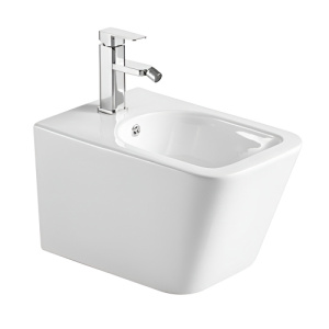 Биде подвесное Sole Cube белое