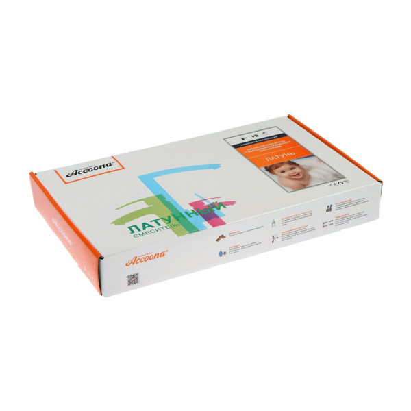 Смеситель для кухни Accoona A4490-4, хром