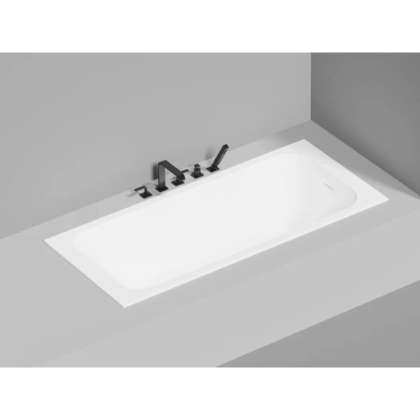 Ванна из искусственного камня Salini Orlando S-Sense 180x80 белая матовая с ножками