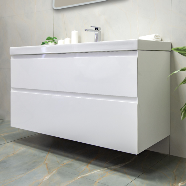 Тумба с раковиной AVS Гармония 120 белая, 2 ящика Тумба с раковиной AVS Гармония 120 белая, 2 ящика