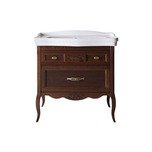 Тумба с раковиной ASB Wood Line Модерн 85 антикварный орех Тумба с раковиной ASB Wood Line Модерн 85 антикварный орех