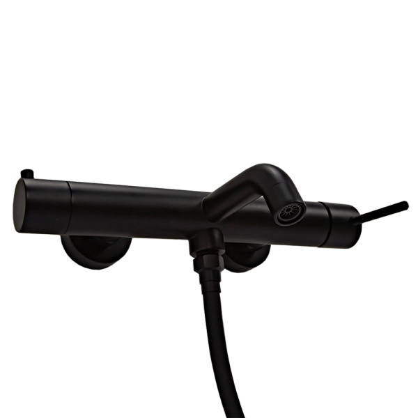 Смеситель для ванны с душем AVS Slimmer черный матовый Смеситель для ванны с душем AVS Slimmer черный матовый