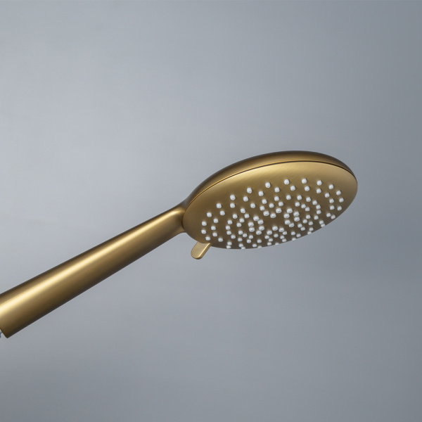 Душевой комплект AVS Termo 4в1 круглый, брашированное золото