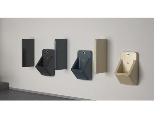 Писсуар подвесной Creavit TP640-00AM00E-0000 антрацит матовый Писсуар подвесной Creavit TP640-00AM00E-0000 антрацит матовый