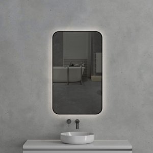 Зеркало с подсветкой AVS Неро 60x100 см, черное