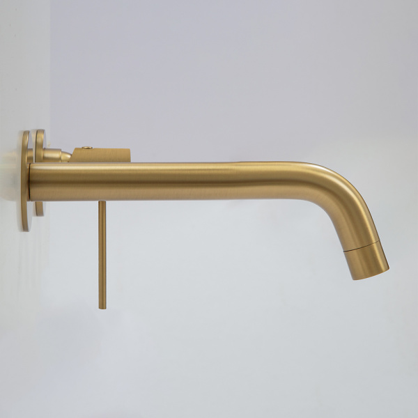 Смеситель для раковины AVS Slimmer с внутренней частью, брашированное золото Смеситель для раковины AVS Slimmer с внутренней частью, брашированное золото