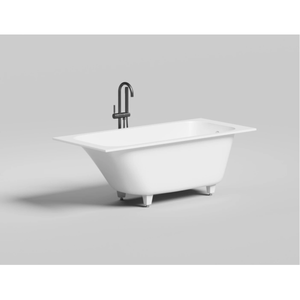 Ванна из искусственного камня Salini Orlando S-Sense 160х70 белая, с ножками Ванна из искусственного камня Salini Orlando S-Sense 160х70 белая, с ножками